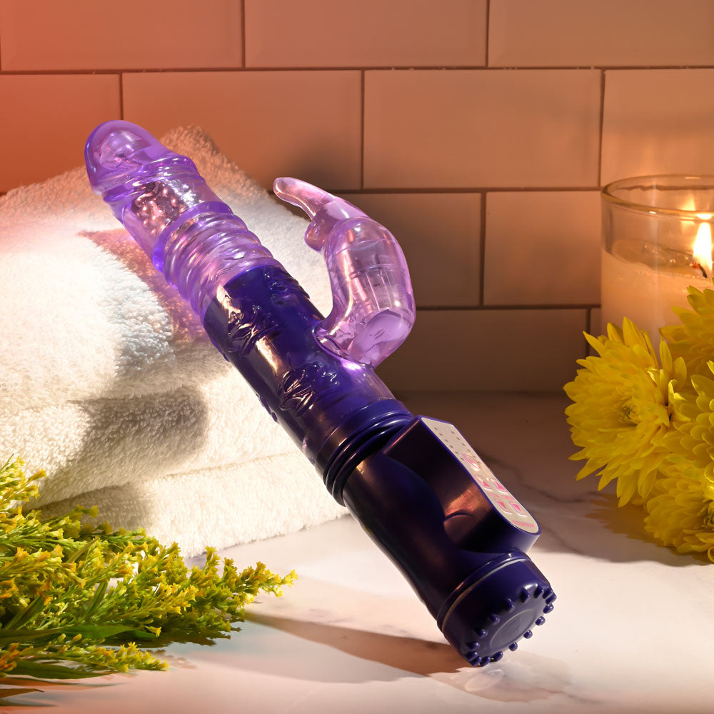 Selopa BUNNY THRUSTER -  24.8 cm Thrusting Rabbit Vibrator