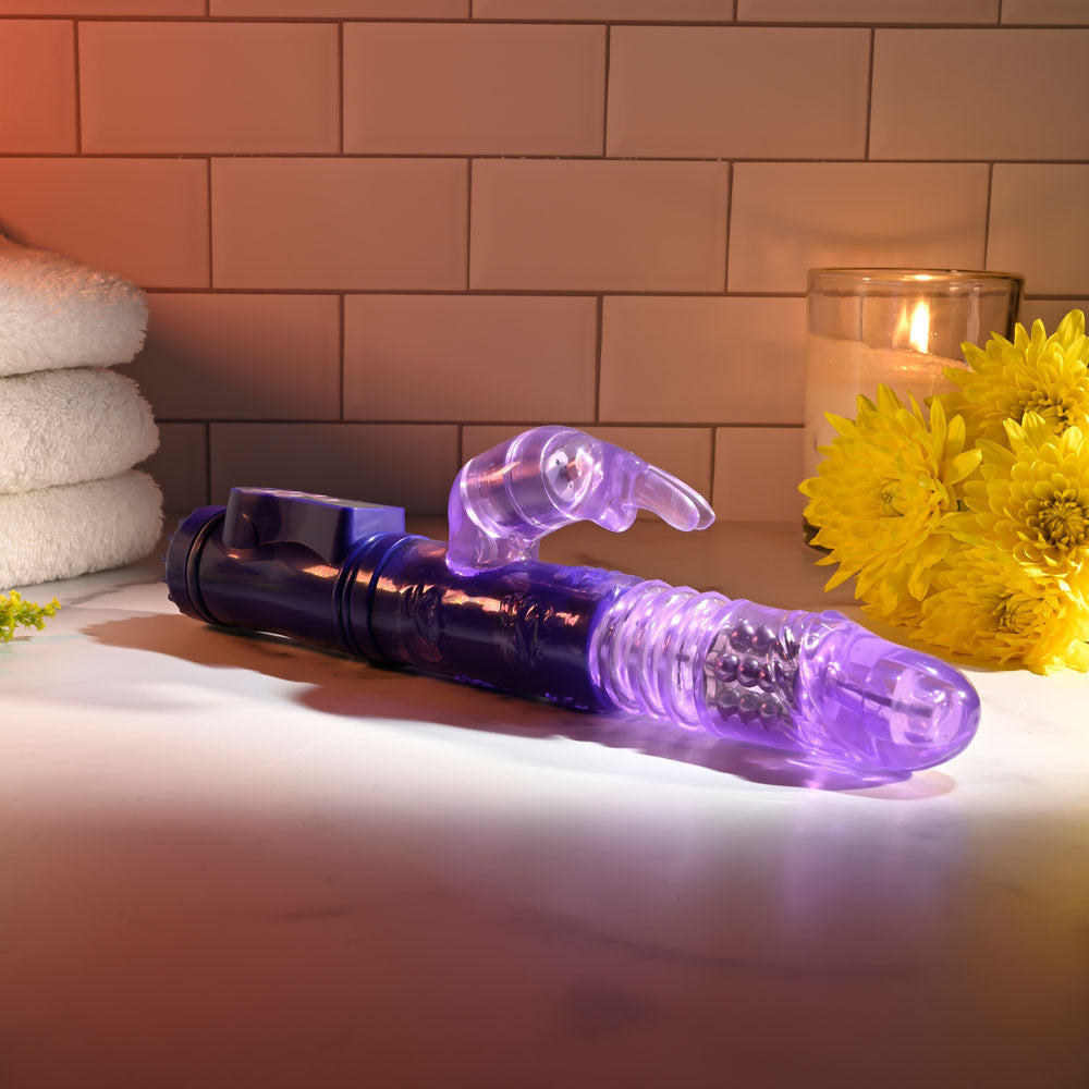 Selopa BUNNY THRUSTER -  24.8 cm Thrusting Rabbit Vibrator