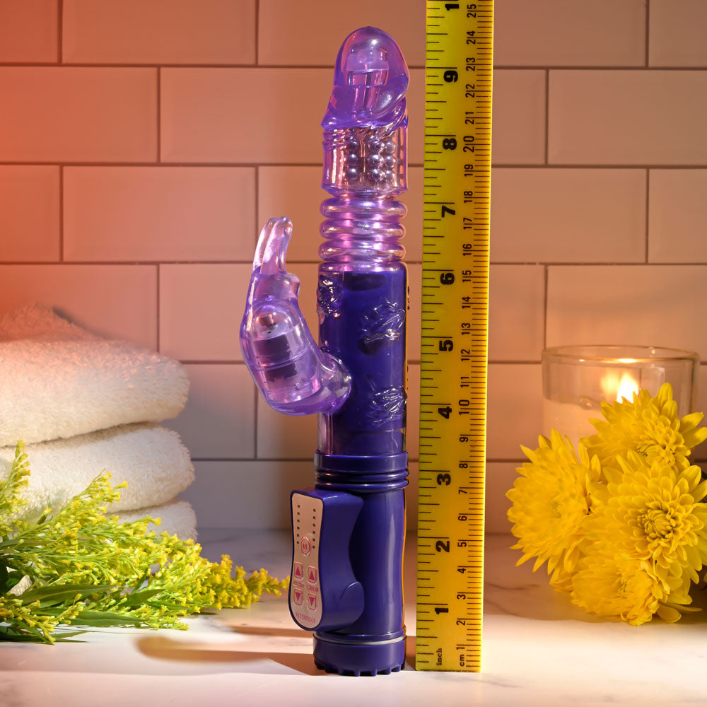 Selopa BUNNY THRUSTER -  24.8 cm Thrusting Rabbit Vibrator