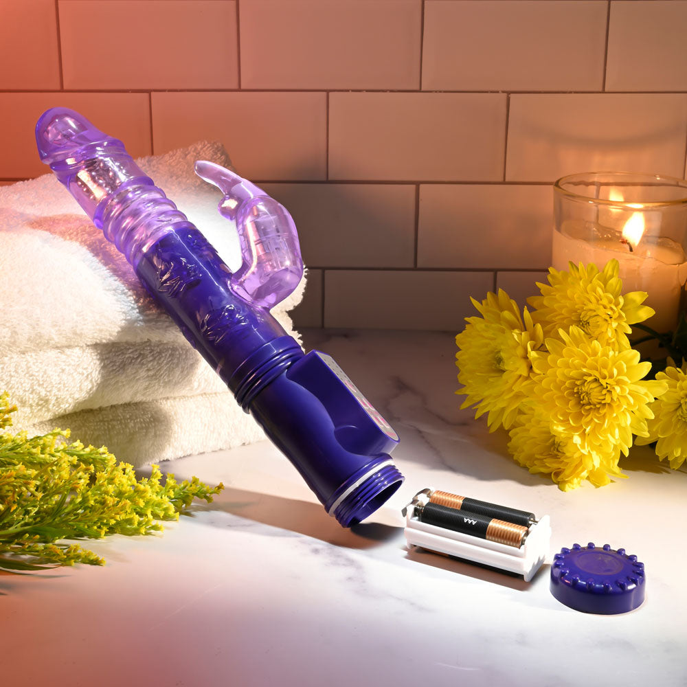 Selopa BUNNY THRUSTER -  24.8 cm Thrusting Rabbit Vibrator