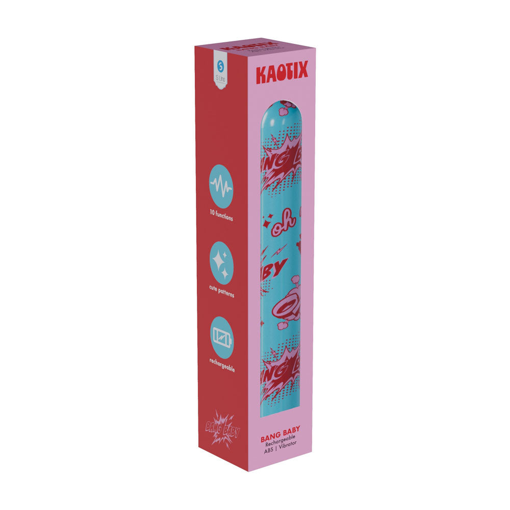 S-LINE Kaotix Bang Baby -  17.8 cm USB Rechargeable Vibrator