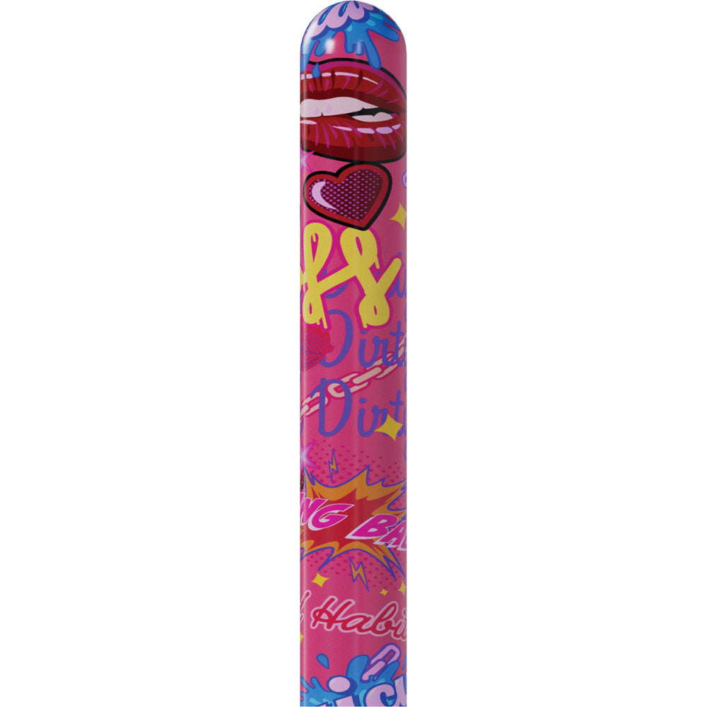 S-LINE Kaotix Pop Art -  17.8 cm USB Rechargeable Vibrator