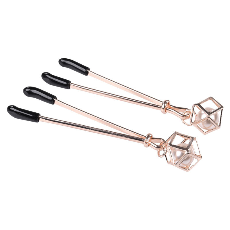 Sex & Mischief Brat Pearl Nipple Clips -  - Set of 2