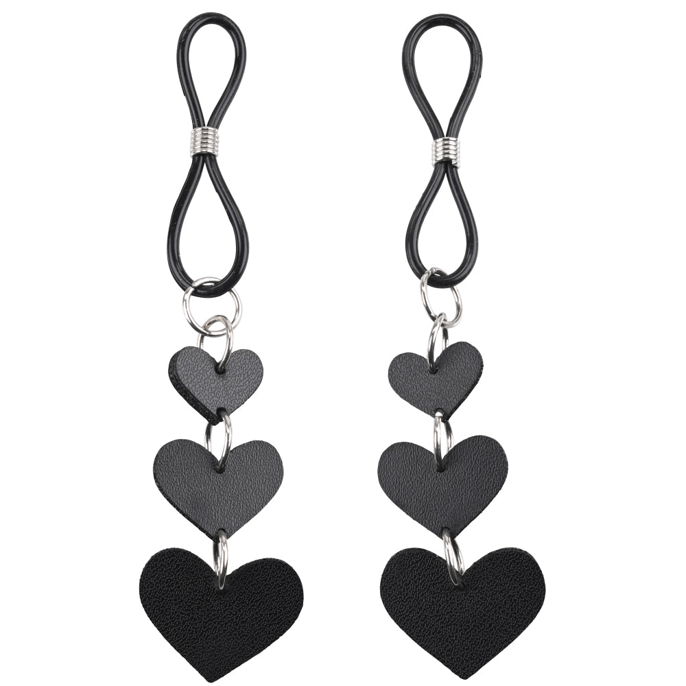 Sex & Mischief Heart Nipple Ties -  Nipple Restraints - Set of 2