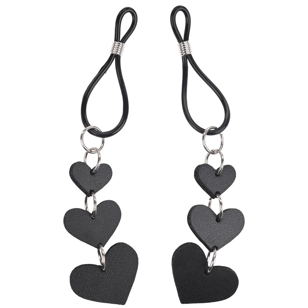 Sex & Mischief Heart Nipple Ties -  Nipple Restraints - Set of 2
