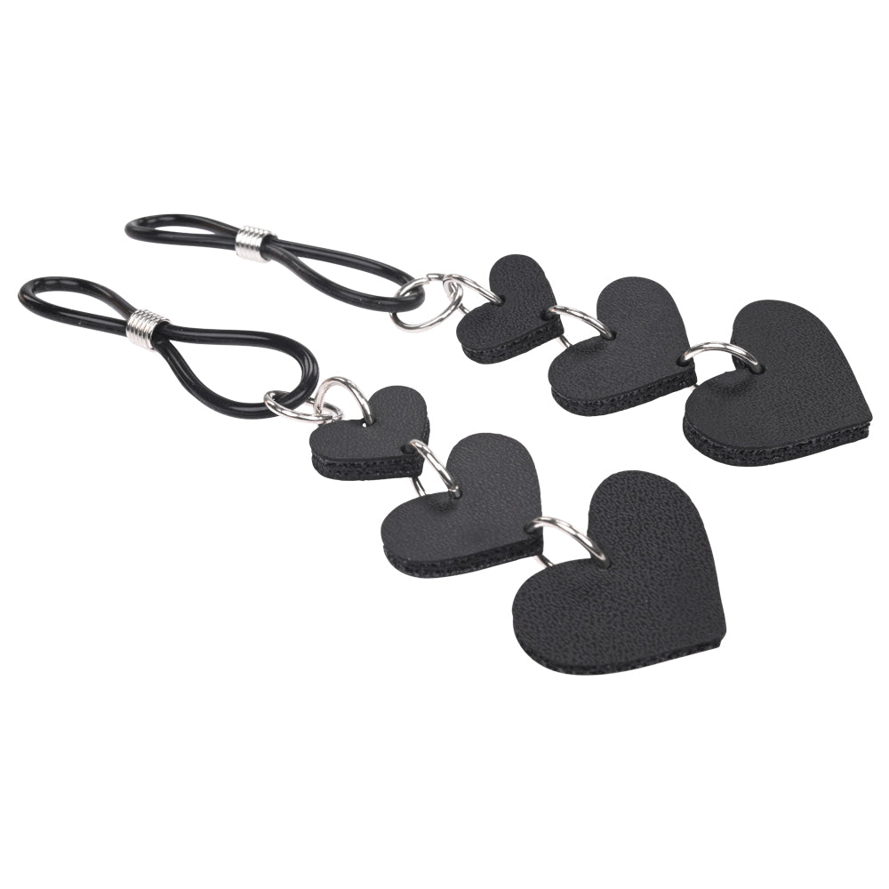 Sex & Mischief Heart Nipple Ties -  Nipple Restraints - Set of 2