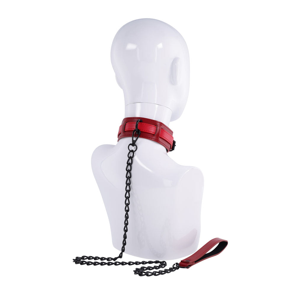 S&M Exs & Ohs Collar and Leash -  Neck Restraint