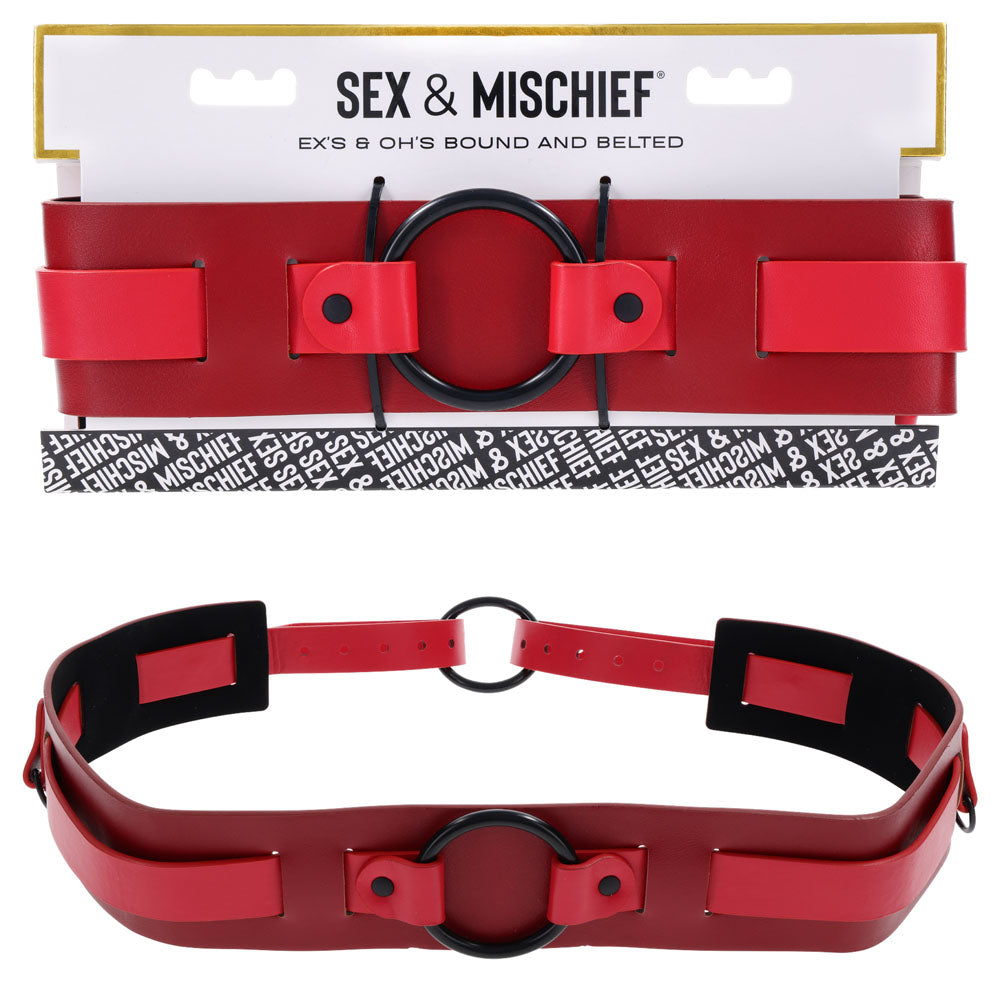 S&M Exs & Ohs Bound and Belted -  Bondage Belt