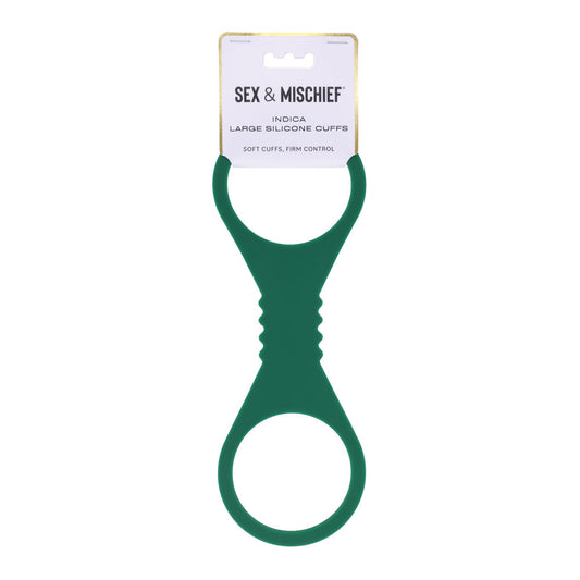 Sex & Mischief Indica Large Silicone Cuffs -  Large Restraints
