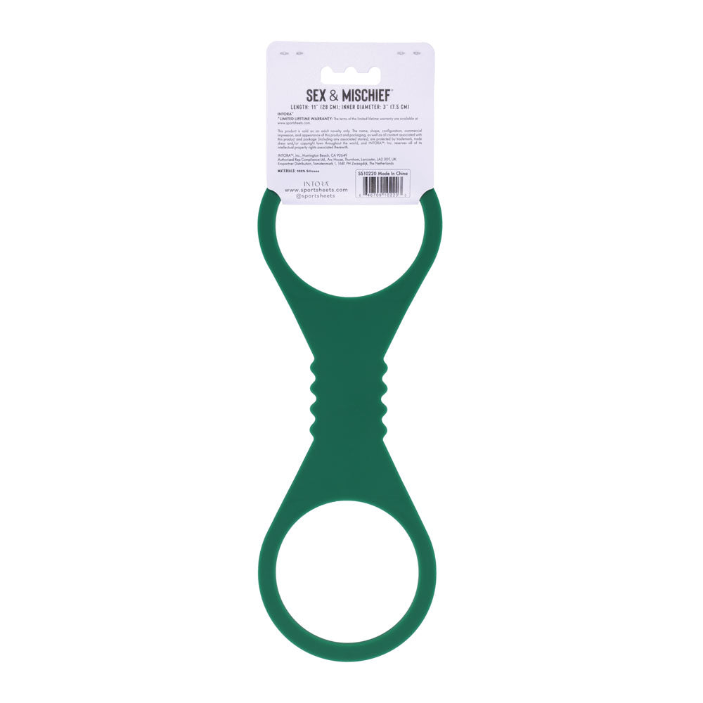 Sex & Mischief Indica Large Silicone Cuffs -  Large Restraints