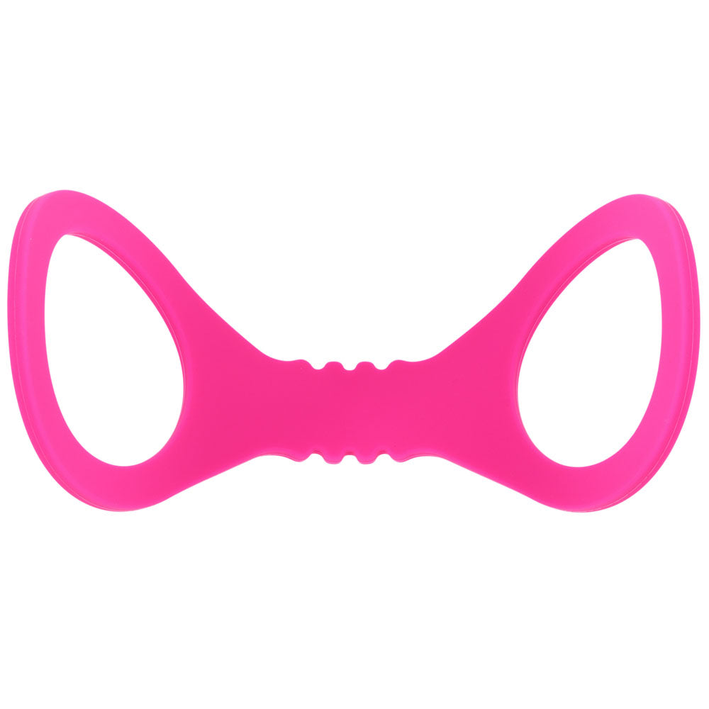 Sex & Mischief Small Hot  Silicone Cuffs - Hot  Small Restraints