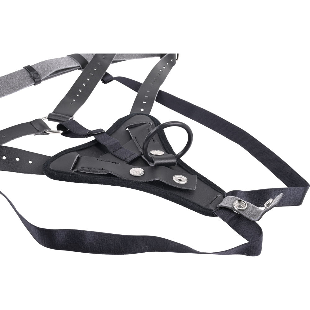 SPORTSHEETS Aurora High Waisted Strap On -  Adjustable Strap-On Harness (No Probe Included)