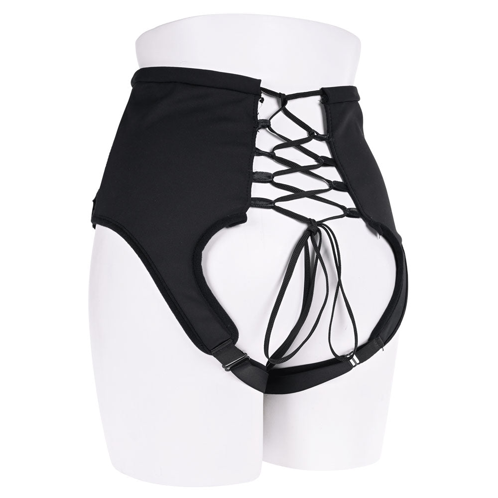 SPORTSHEETS High Waisted Corset Strap On -  Adjustable Strap-On Harness (No Probe Included)