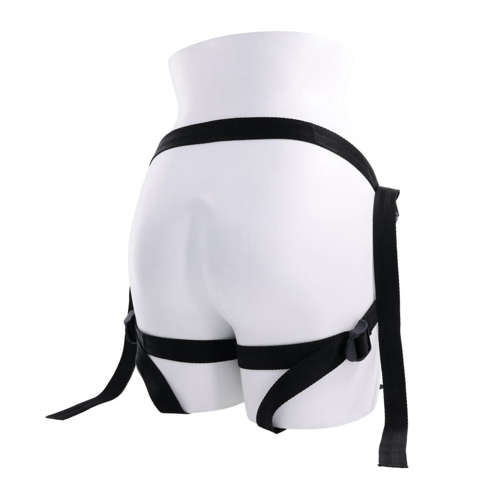 SPORTSHEETS Velvet Noir Strap On -  Adjustable Strap-On Harness (No Probe Included)