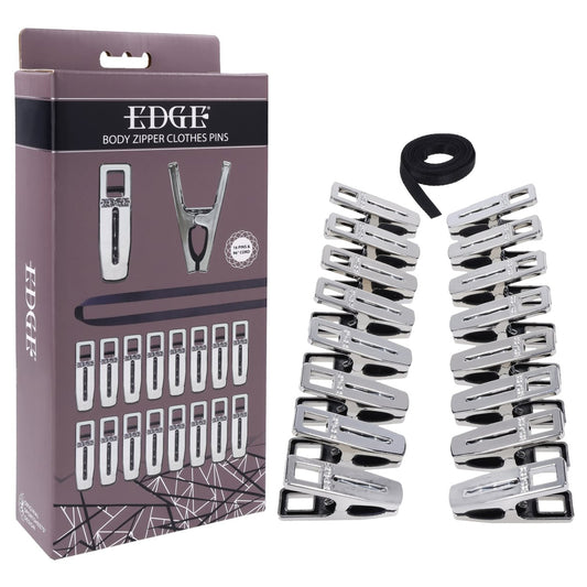 EDGE Body Zipper Clothes Pins -   Pins - Set of 16