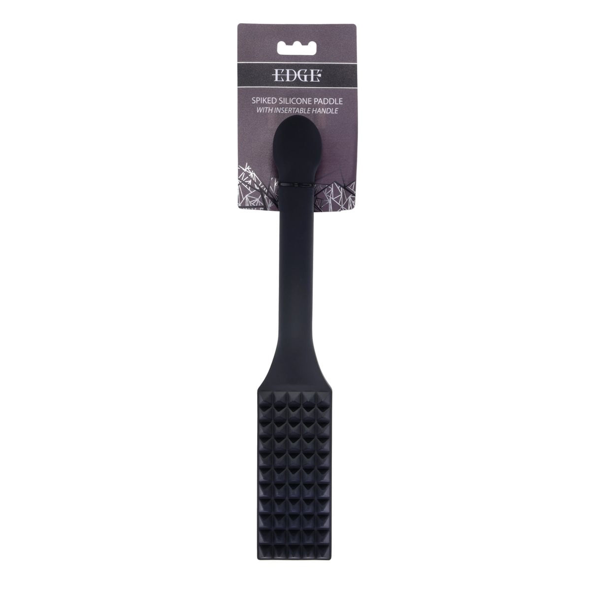 EDGE Spiked Silicone Paddle -  Spanking Paddle with Insertable Handle