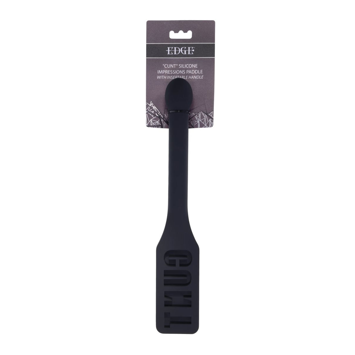 EDGE CUNT Silicone Paddle -  Silicone Paddle with Insertable Handle