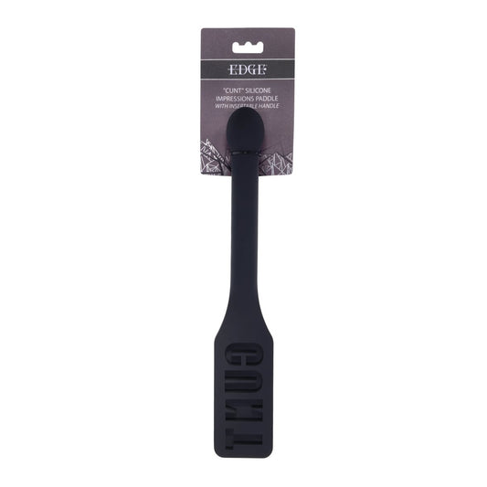 EDGE CUNT Silicone Paddle -  Silicone Paddle with Insertable Handle