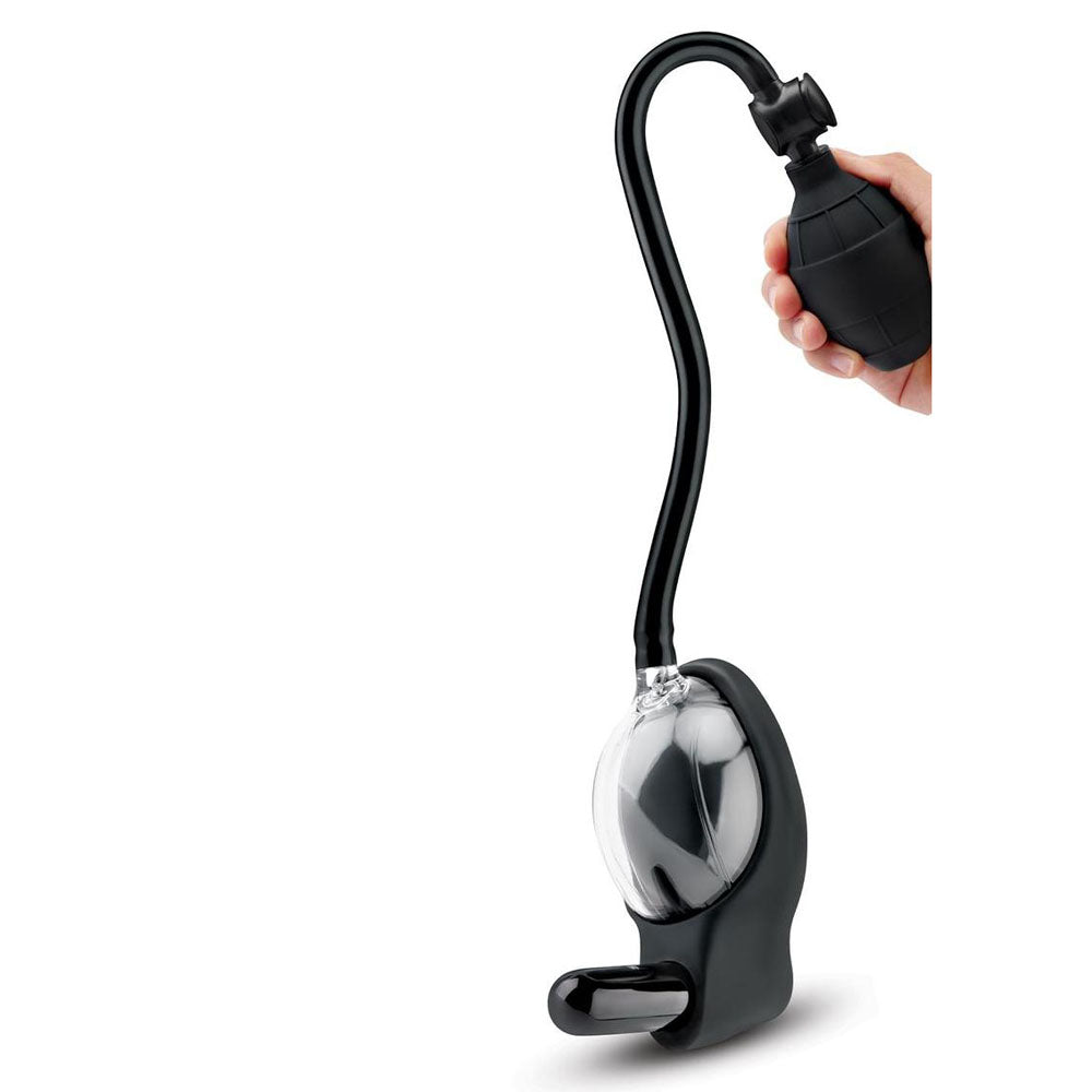 Size Up Vibrating Mini Pussy & Clitoral Pump -  USB Rechargeable Vibrating Vaginal and Clitoral Pump
