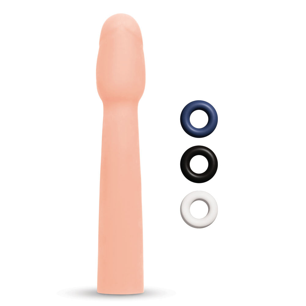 Size Up Realistic 2 Inch Penis Extender -  5 cm (2'') Penis Extension Sleeve