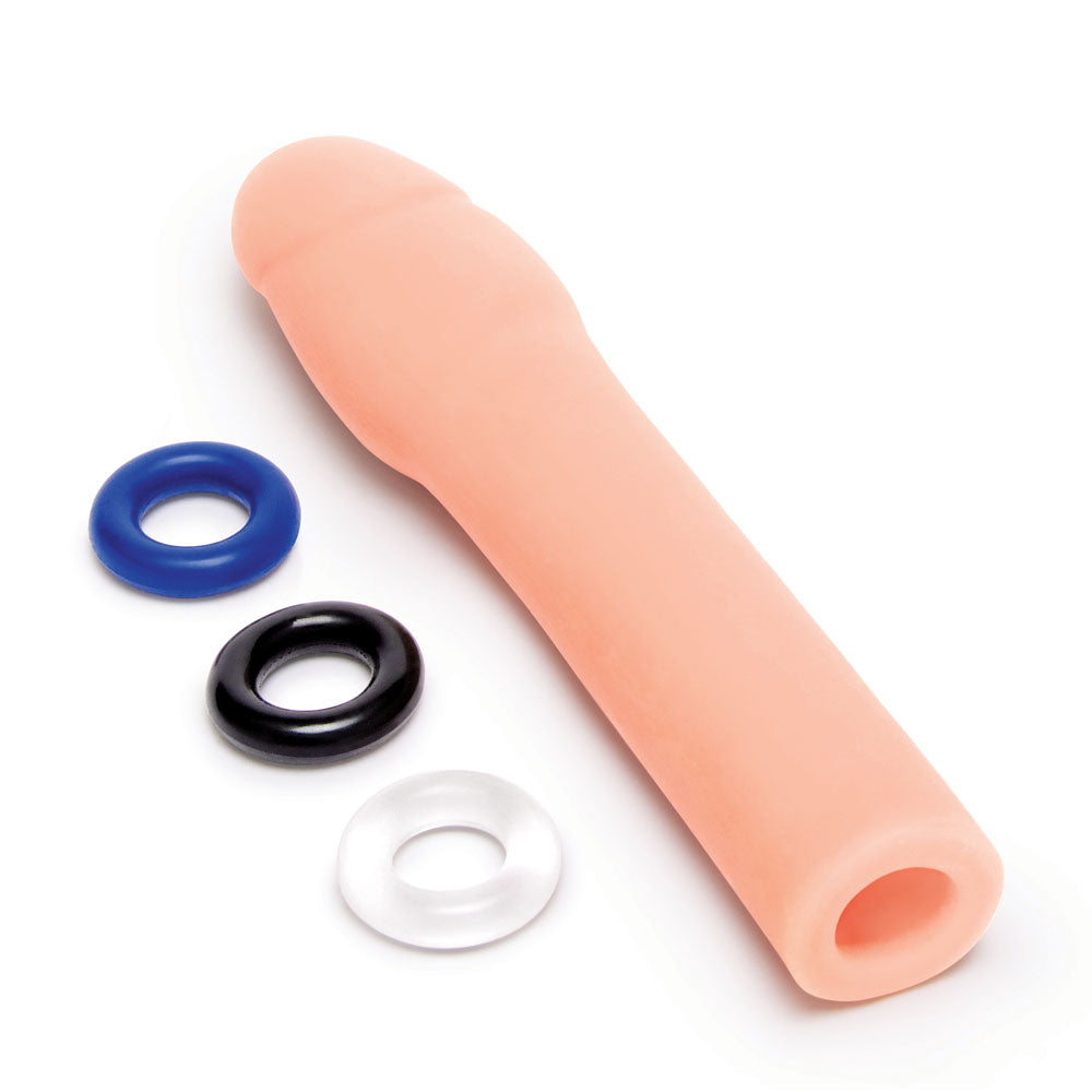 Size Up Realistic 2 Inch Penis Extender -  5 cm (2'') Penis Extension Sleeve