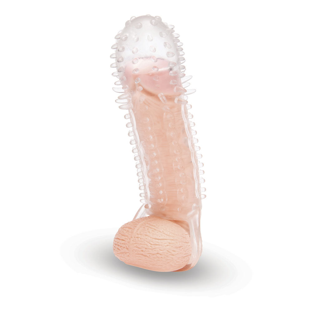 Size Up 1.5 Inch See-Thru Stretch Penis Extender -  3.8 cm (1.5'') Penis Extension Sleeve