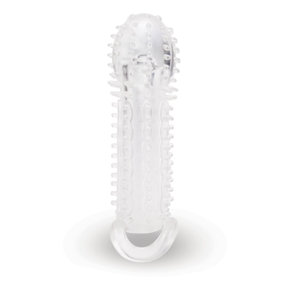 Size Up 1.5 Inch See-Thru Stretch Penis Extender -  3.8 cm (1.5'') Penis Extension Sleeve