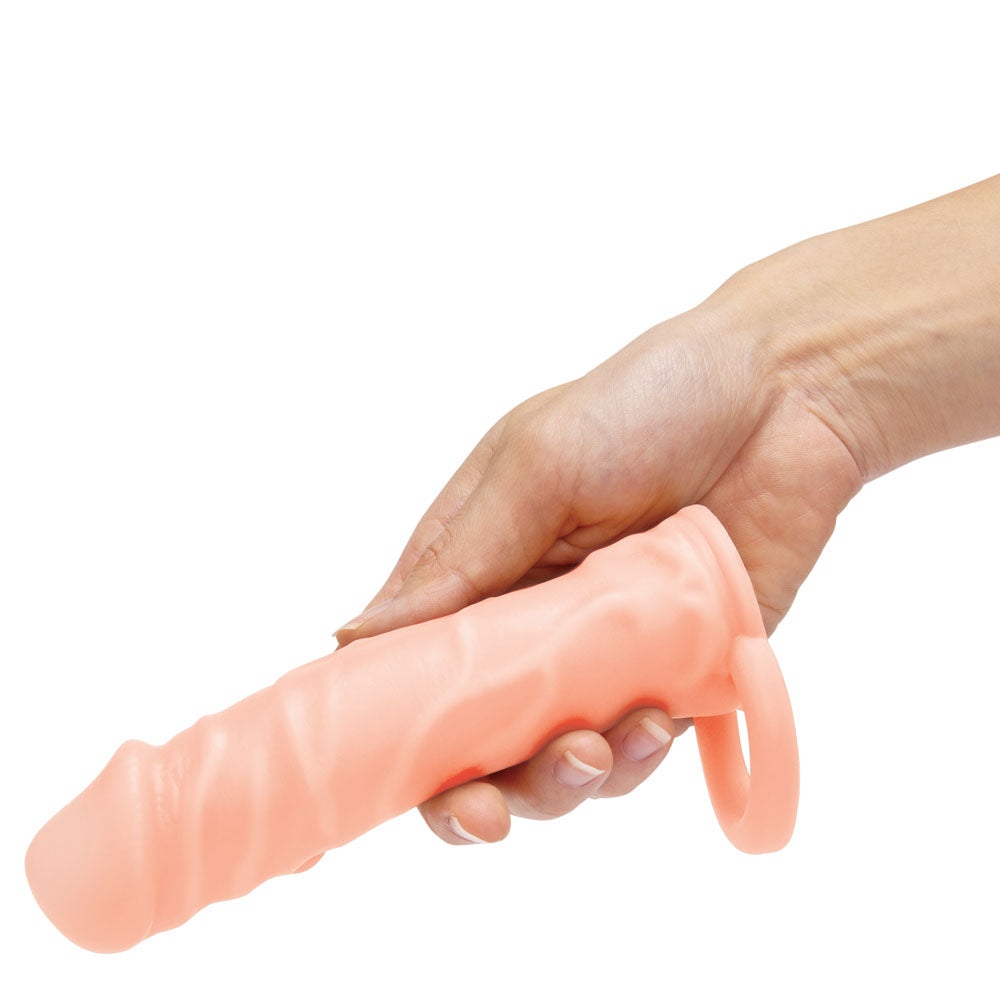 Size Up Realistic 1 Inch Penis Extender -  -  2.5 cm (1'') Penis Extension Sleeve