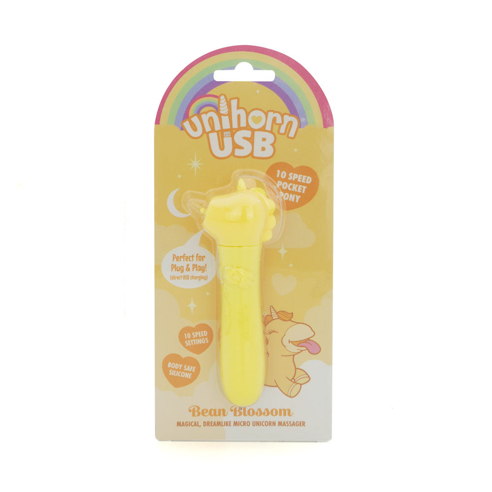 Unihorn - USB Bullet - Bean Blossom -  USB Rechargeable Vibrating Bullet
