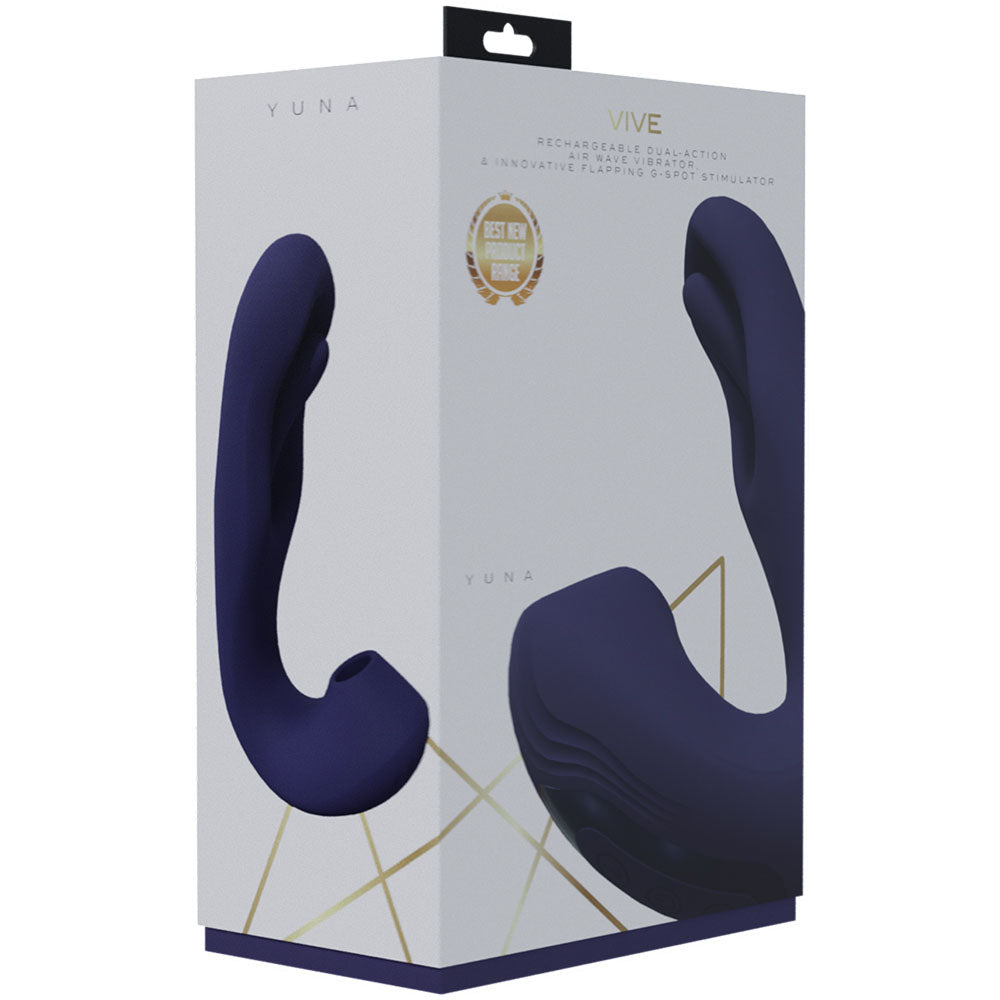 VIVE Yuna -  -  USB Rechargeable Flapping Vibrator with Air Pulsation