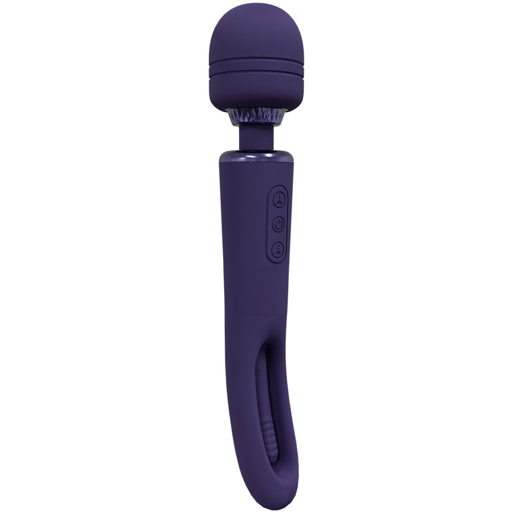 VIVE Kiku -  -  25.2 cm USB Rechargeable Dual End Massage Wand with Flapping Tip