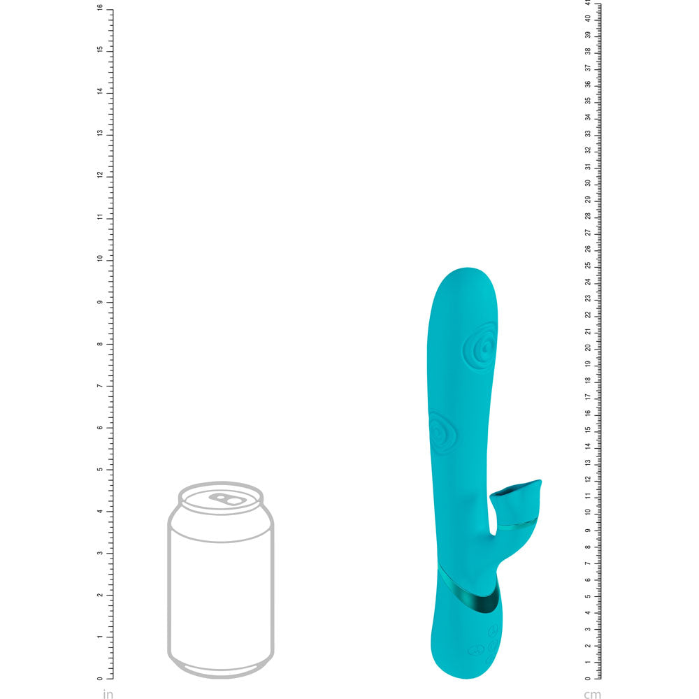 VIVE Fiore -  25 cm USB Rechargeable Tapping Rabbit Vibrator