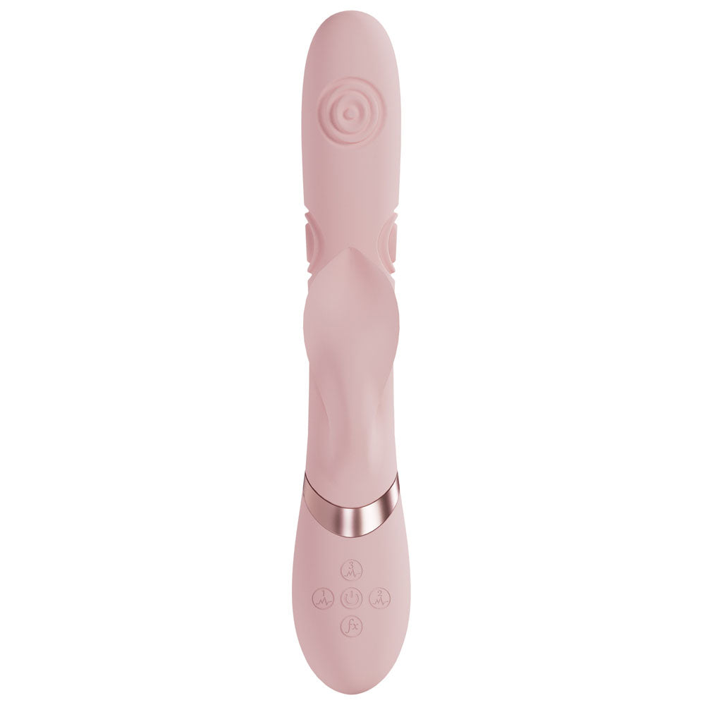 VIVE Fronda -  -  25 cm USB Rechargeable Tapping Rabbit Vibrator