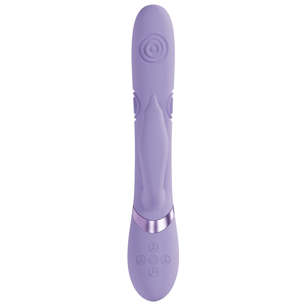 VIVE Pallina -  -  25 cm USB Rechargeable Tapping Rabbit Vibrator