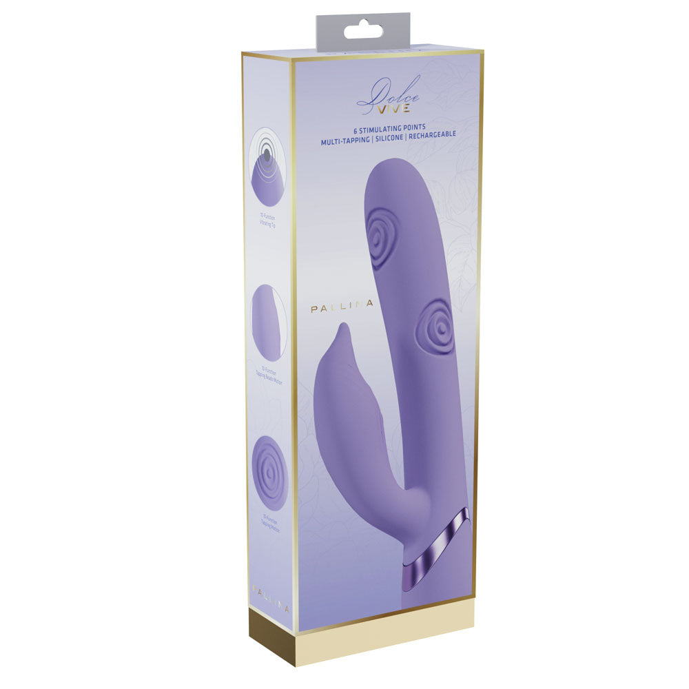 VIVE Pallina -  -  25 cm USB Rechargeable Tapping Rabbit Vibrator