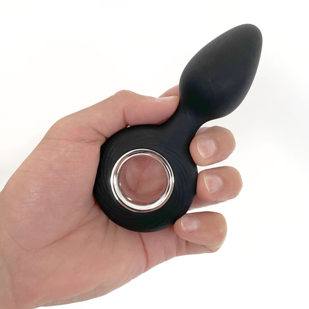 VERS Rechargeable Silicone Plug Vibe -  12.5 cm USB Rechargeable Vibrating Butt Plug