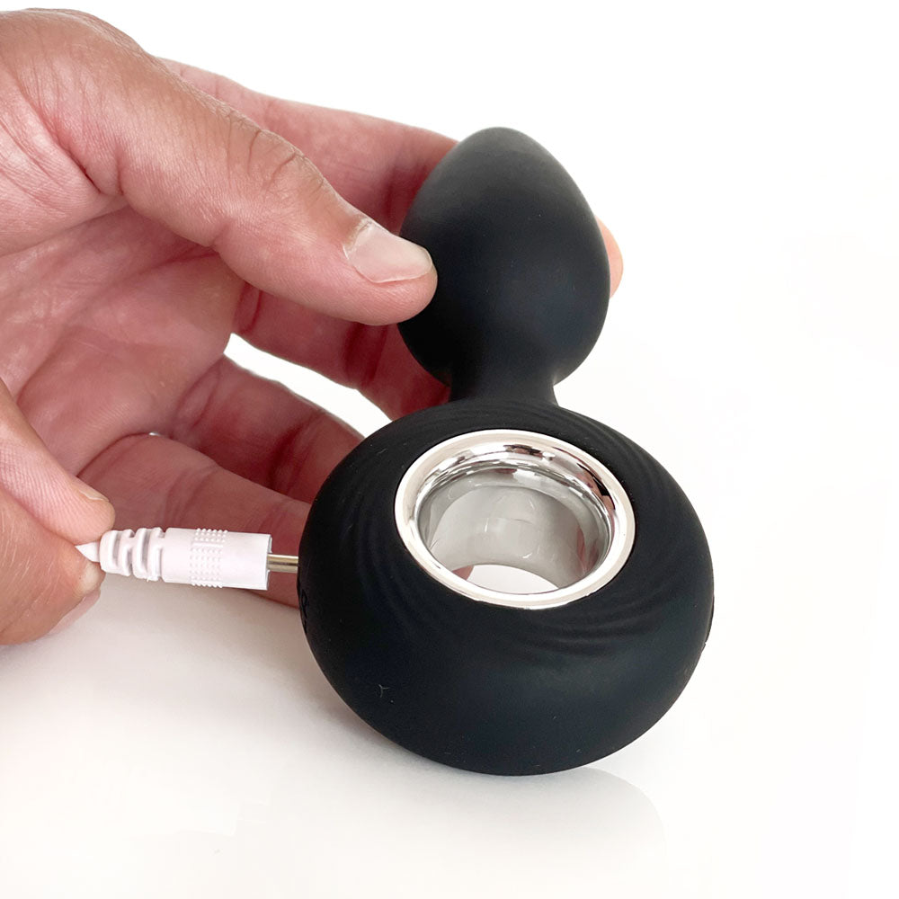 VERS Rechargeable Silicone Plug Vibe -  12.5 cm USB Rechargeable Vibrating Butt Plug