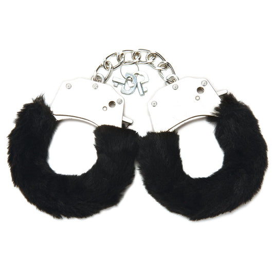WhipSmart Classic Furry Cuffs -  -  Furry Restraints with Bonus Eye Mask