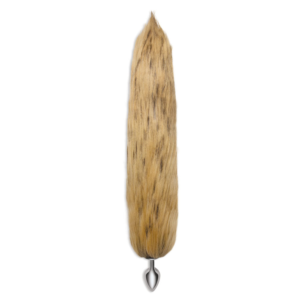 WhipSmart Furry Tales 14 Inch  Fox Tail - Metal 6.3 cm Butt Plug with  Fox Tail