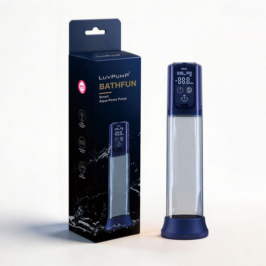 LuvPump Bathfun Smart Aqua Penis Pump -  USB-C Rechargeable Waterproof Automatic Penis Pump
