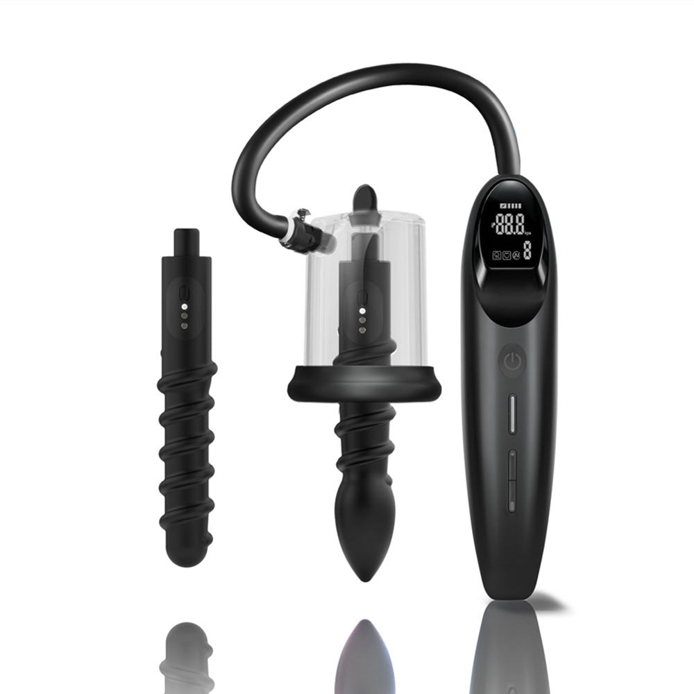 LuvPump RosCup Pro Smart Rosebud Pump -  USB Rechargeable Anal Pump with Vibrating Probe