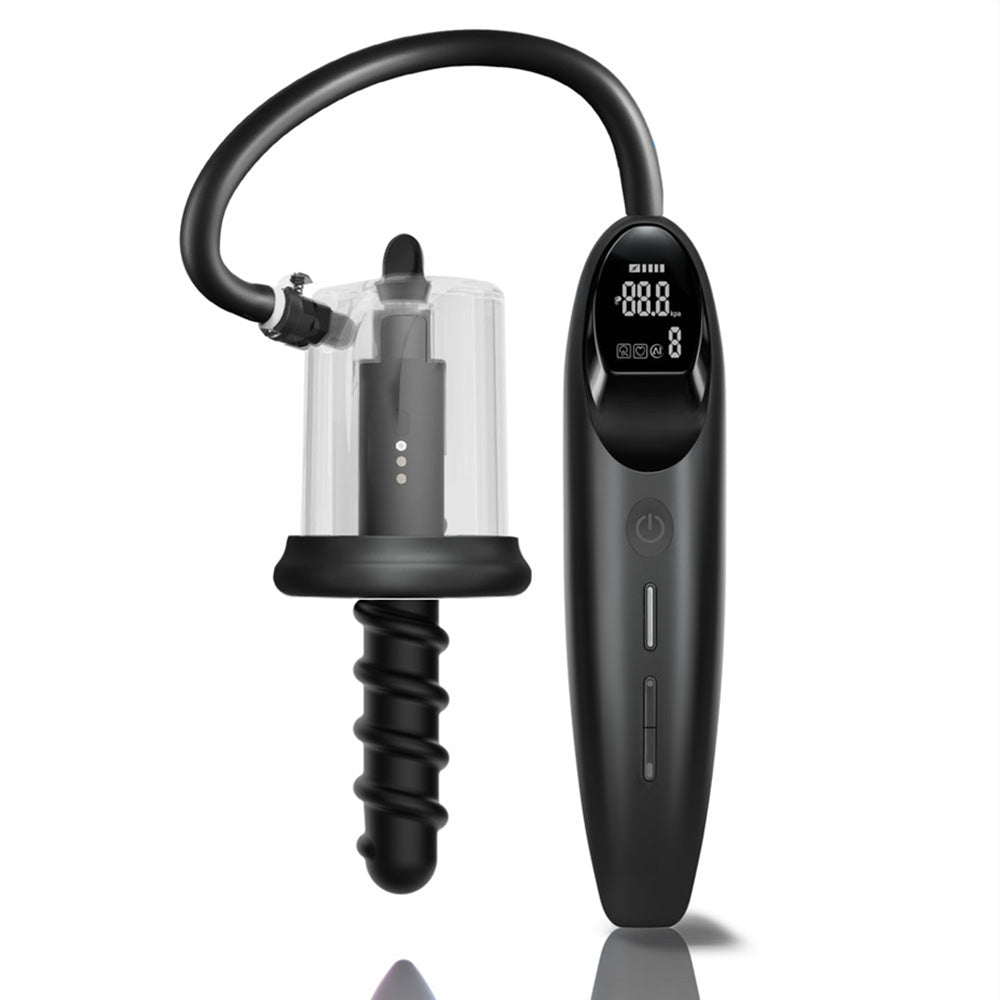 LuvPump RosCup Pro Smart Rosebud Pump -  USB Rechargeable Anal Pump with Vibrating Probe