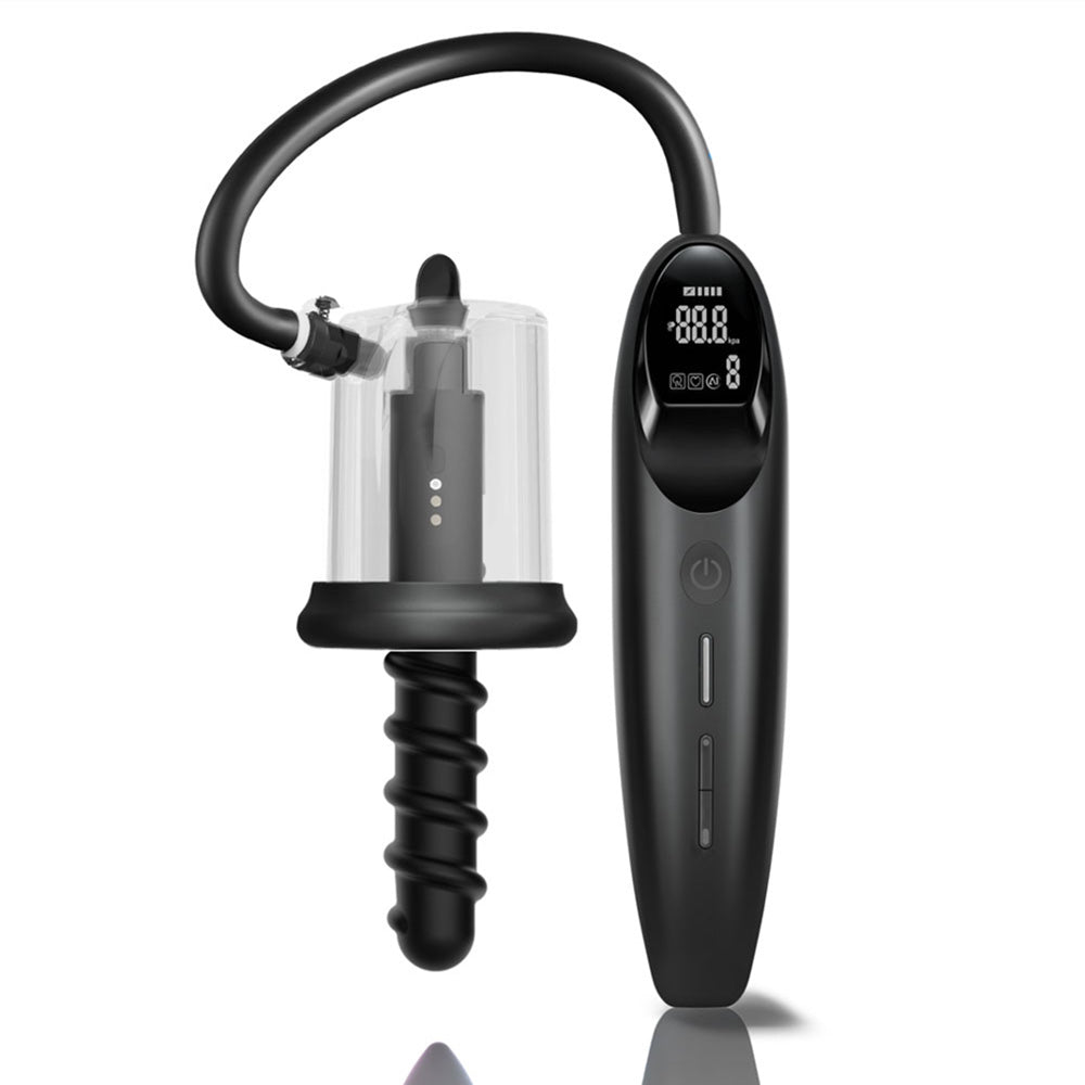 LuvPump RosCup Pro Smart Rosebud Pump -  USB Rechargeable Anal Pump with Vibrating Probe