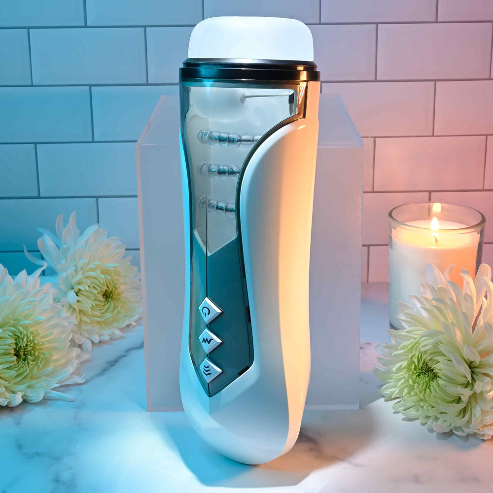 Zero Tolerance STROKING BUDDY -  USB Rechargeable Vibrating & Thrusting Stroker