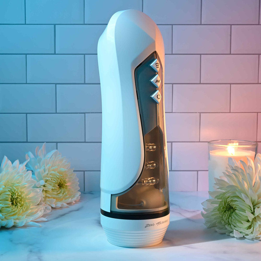 Zero Tolerance STROKING BUDDY -  USB Rechargeable Vibrating & Thrusting Stroker