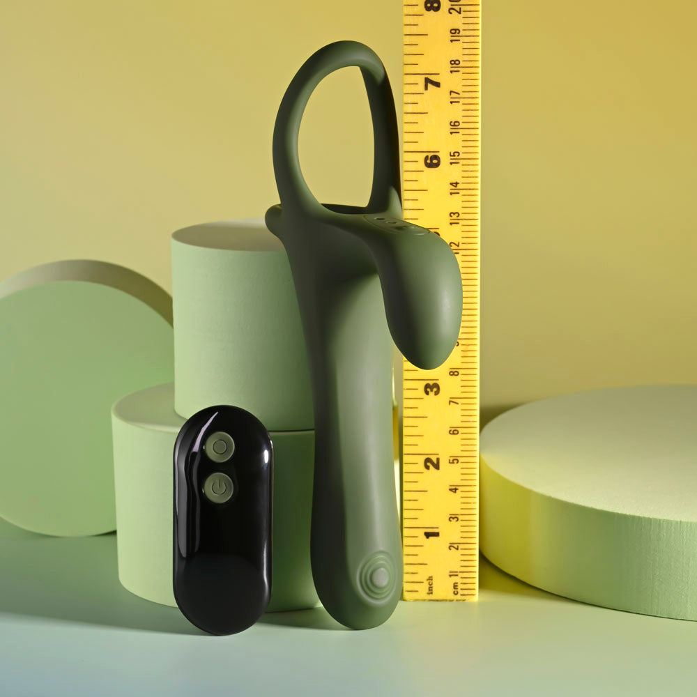 Zero Tolerance STRAP, TAP & GO -  USB Rechargeable Vibrating & Tapping Penis Sleeve with Wireless Remote