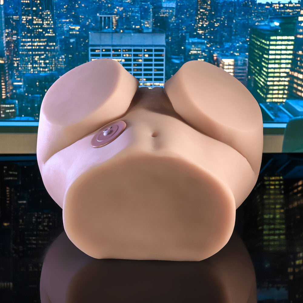 Zero Tolerance LETS GET READY TO RUMBLE -  USB Rechargeable Vibrating Doggy Style Torso Masturbator