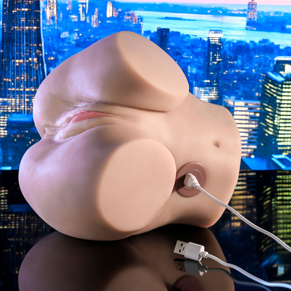 Zero Tolerance LETS GET READY TO RUMBLE -  USB Rechargeable Vibrating Doggy Style Torso Masturbator