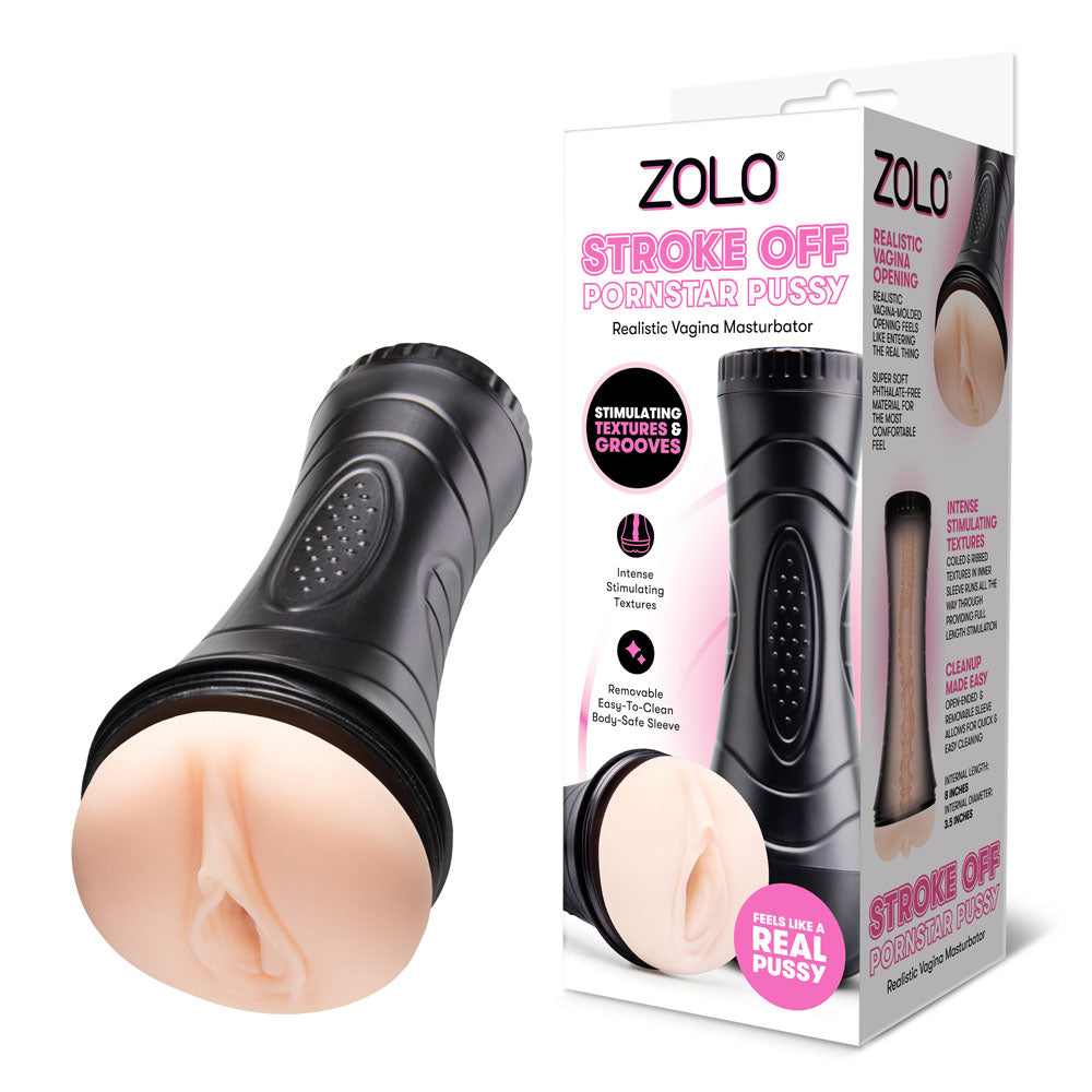 Zolo STROKE OFF Pornstar Pussy -  Vagina Stroker