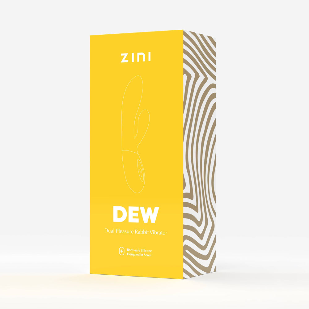 Zini Dew -  Hydrangea 20 cm USB Rechargeable Rabbit Vibrator